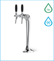 COBRA 2 manual tap for ambient and cold water, compatible with the NIAGARA IN 120, H20MY IN 15 and the J CLASS IN 45