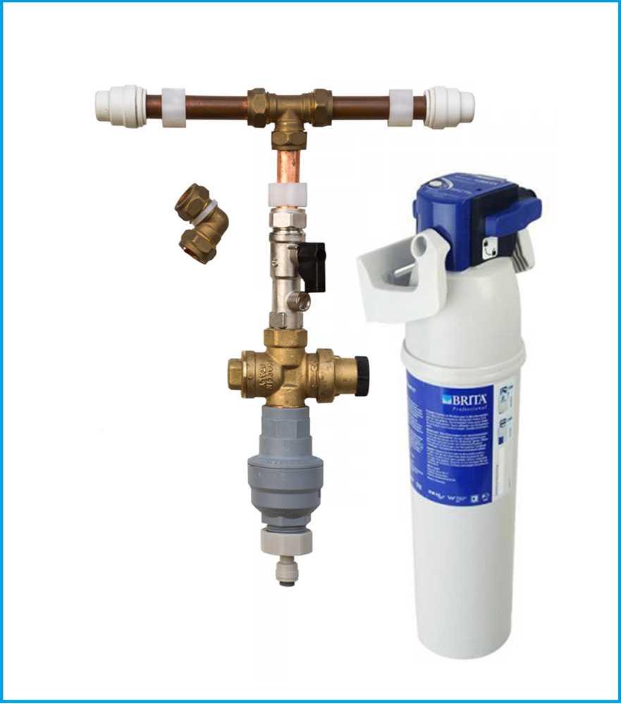 Boiler Installation Rail for Hard Water area with a Scale Reduction