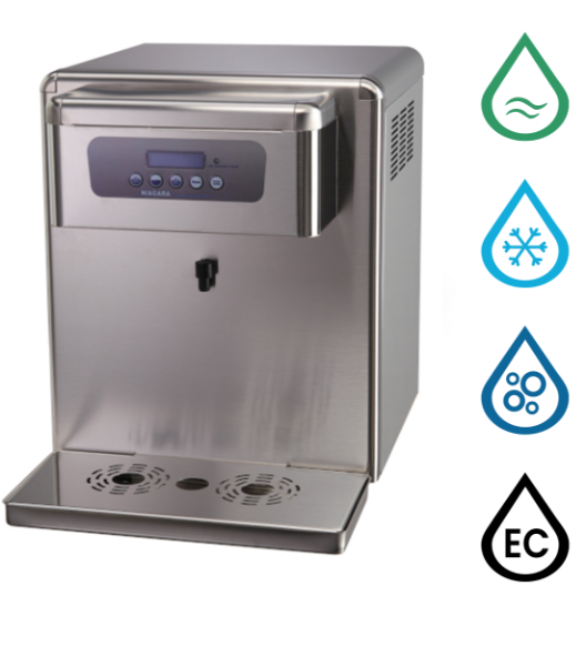 NIAGARA TOP 120 Table Top, 120ltr/h and 70ltr continuous flow of chilled water, with CO2 option, and Electronic Control